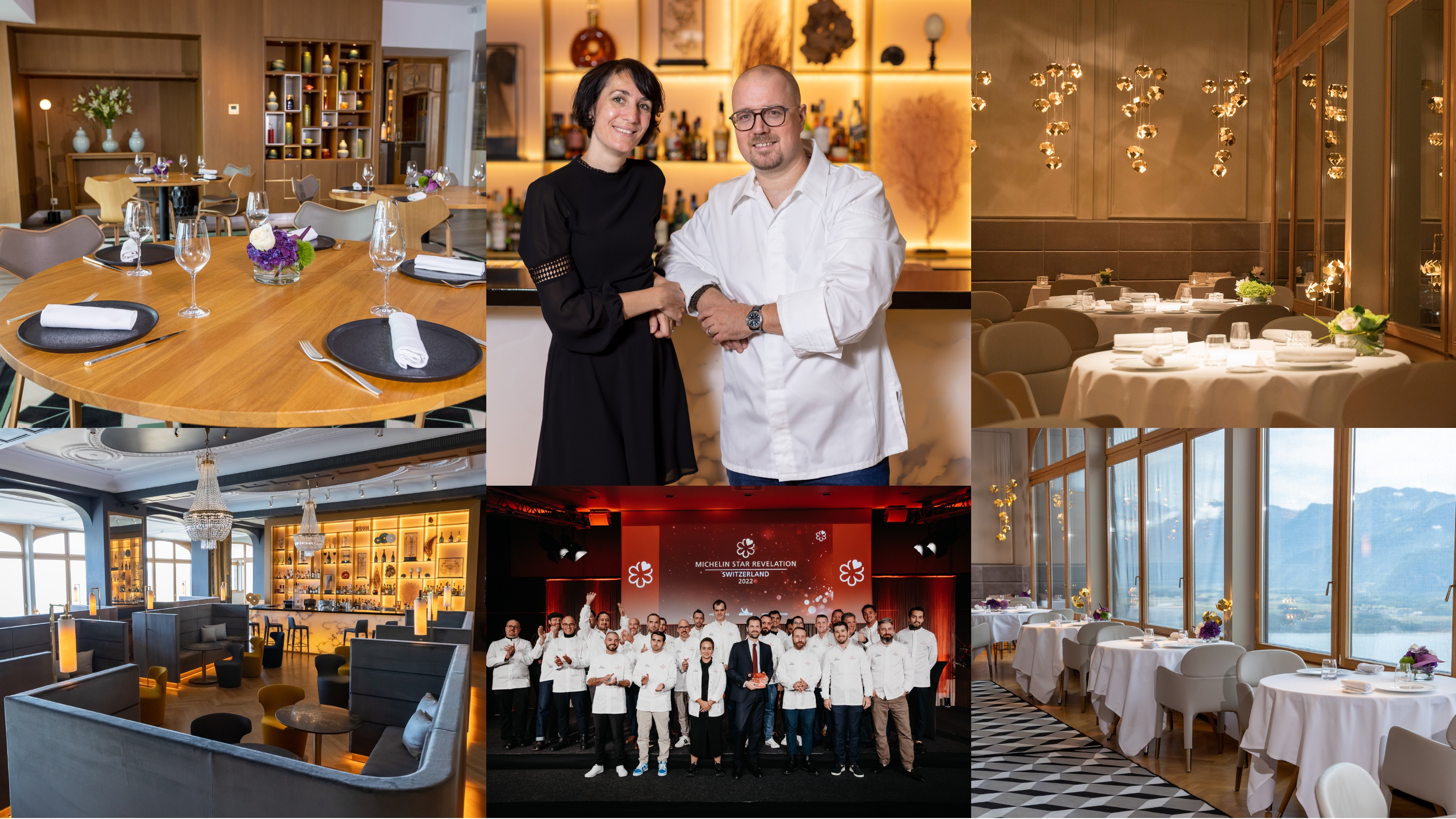 The Michelin Guide awards 1 star and 1 Bib Gourmand overall to  “Maison Décotterd”  in the heart of Glion Institute of Higher Education